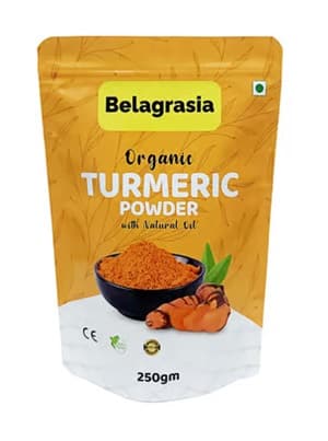 Belagrasia Turmeric Powder with Natural Oils  | Haldi Powder | 250 Gram