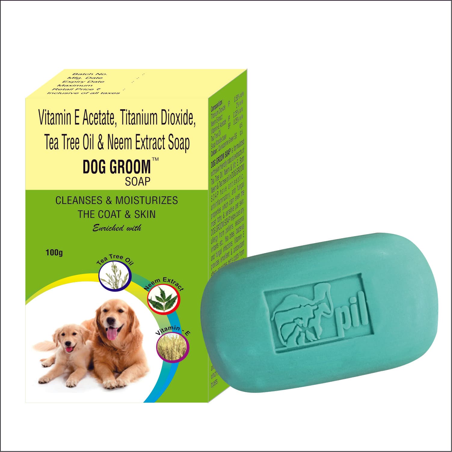 Dog Groom Soap | 100gm | Pack of 2