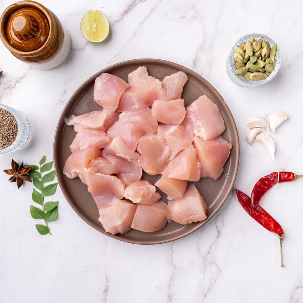 Boneless Chicken Curry Cut 1 kg