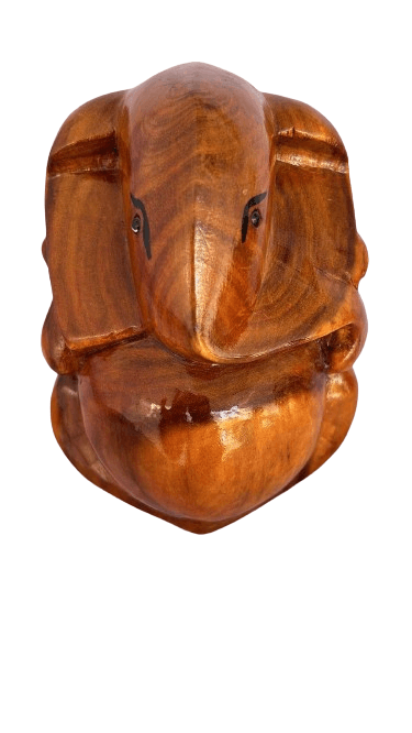Wooden Ganesh 4 inch 1 pc