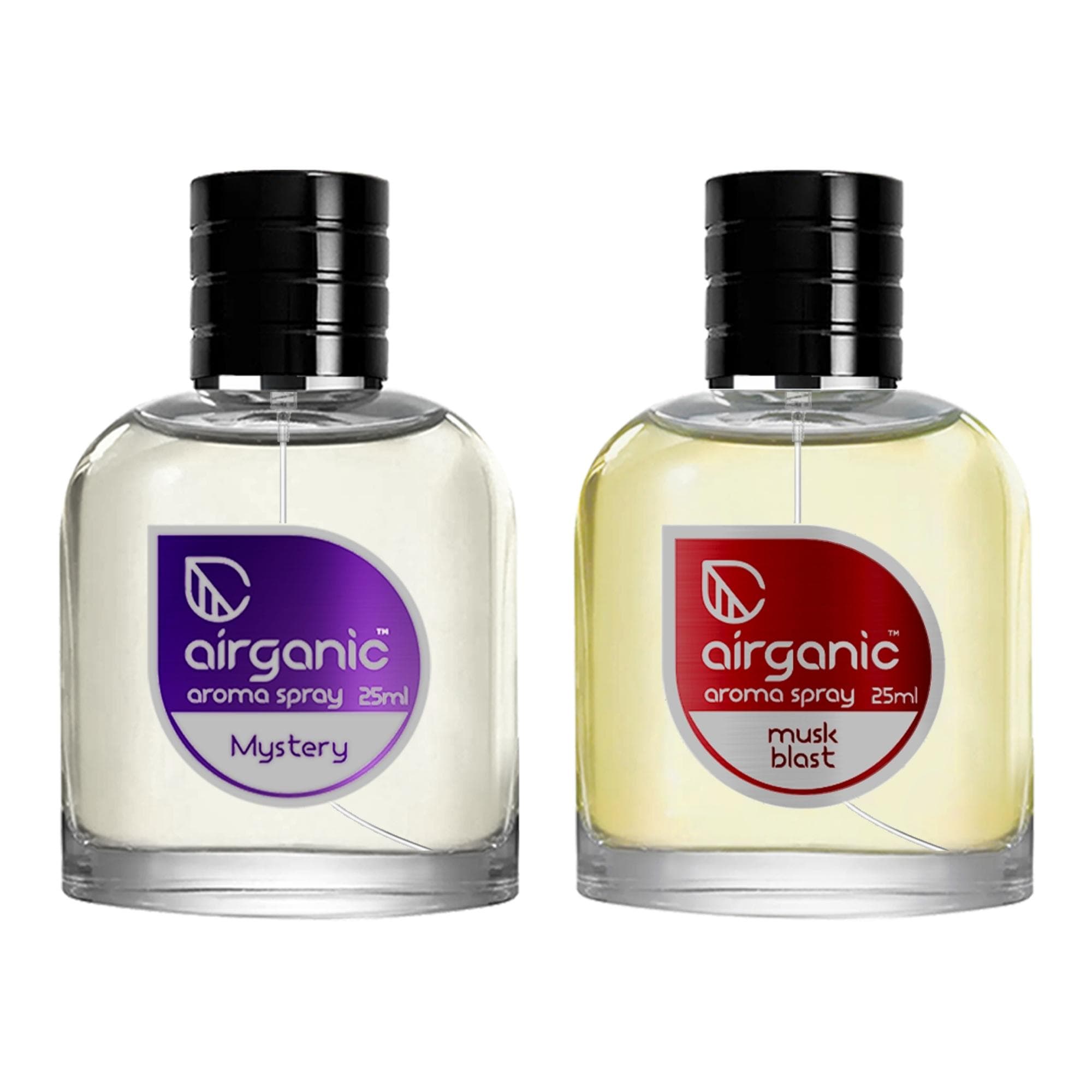 AIRGANIC Aroma Fine Spray Combo -Mystery & Musk Blast Fine Spray - 25 ml each
