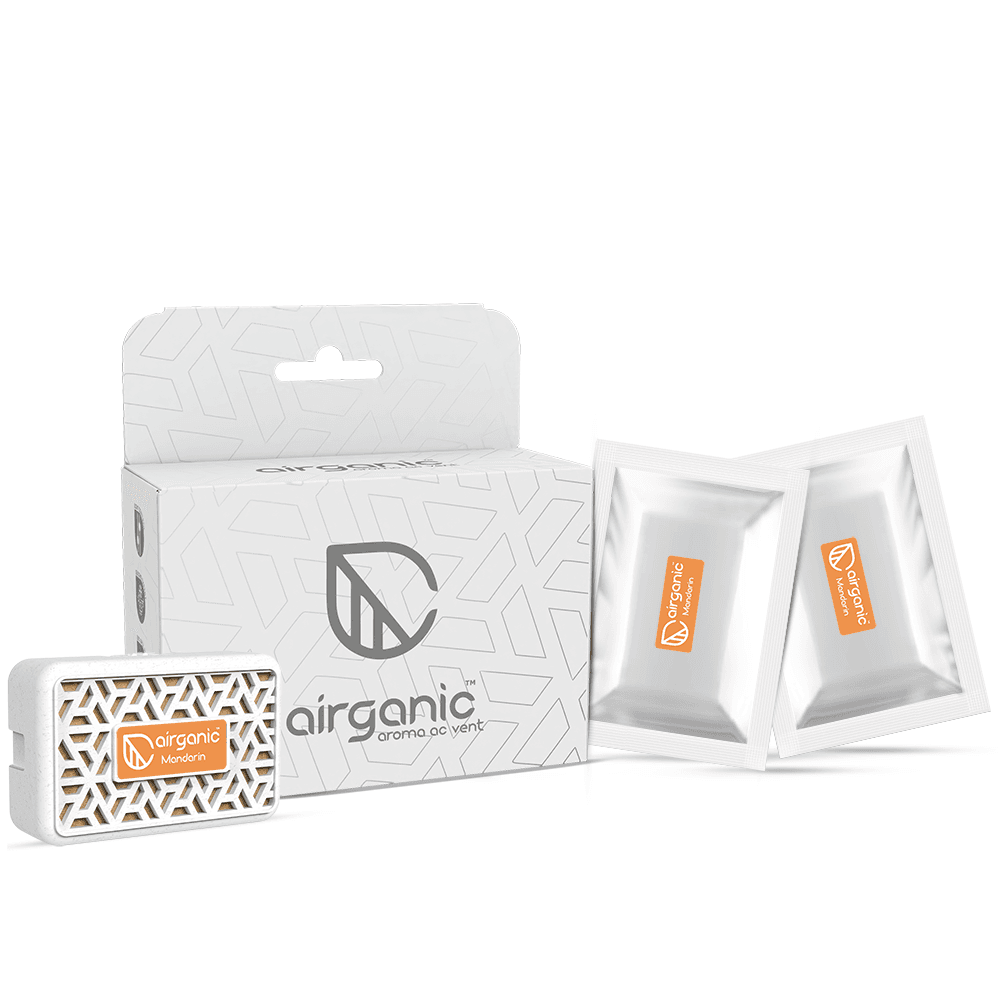 Airganic Aroma Car AC Vent - Mandarin Combo Kit