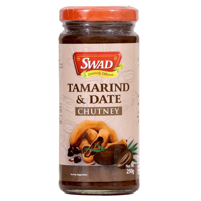 SWAD Delicious Tangy Pure Tamarind & Date Pickles and Chutney / Khatti mithi Imli Khajoor chuhara Pickles and Chutney-300g
