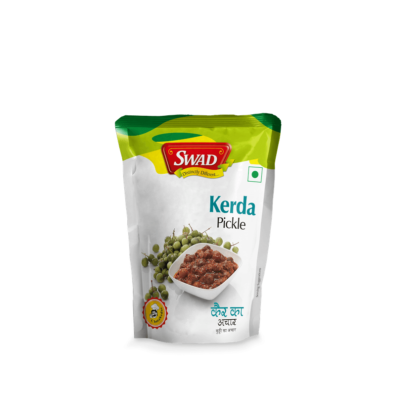SWAD Traditional and Delicious Tenti Dela Pickles and Pickles and Chutney/ Lesua Gunda Kerda Achar/ Lasode Gunda Pickles and Pickles and Chutney Home Made Rajasthani lasoda achar, Lasode Gunda Pickles and Pickles and Chutney Achar 400 gm Each | Pack of 2