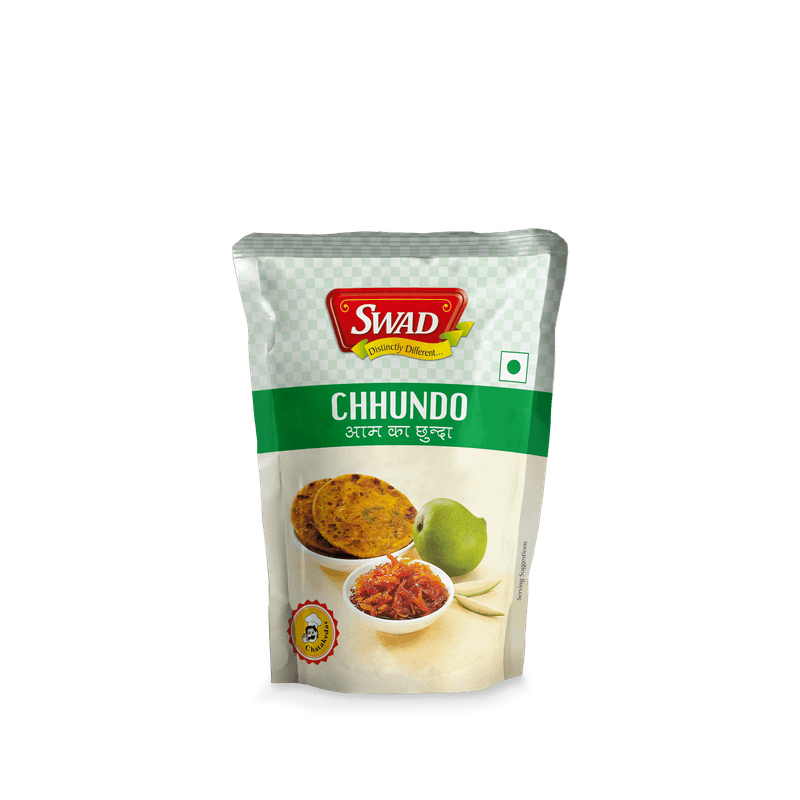 SWAD Traditional Delicious Mango Chhundo Pickles and Pickles and Chutney / Sweet Aam Ka Chhunda / Meetha Aam Ka Aachar - 200 gm (Pack of 8)