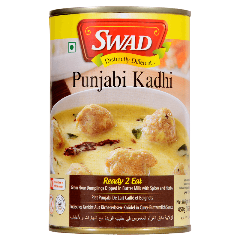 Swad Ready to Cook and EatPunjabi Kadhi Instant Mix Vegetarian Heat & Eat with No Added Preservative - 450 Grams