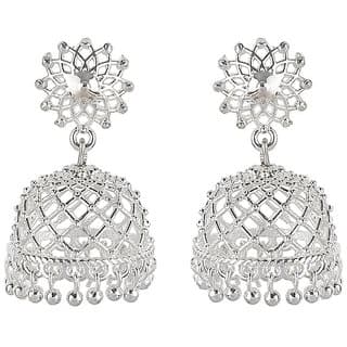 Filigree Jaali Jhumki Earrings for Girls Brass Material Made in India Earrings for Women's Fashion Jewellery