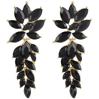 Multicrystals Dangler Earrings for Girls Alloy Material Made in India Earrings for Women's Fashion Jewellery for Party