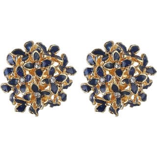 Enamel Daisy Flower Stud Earrings for Girls Alloy Material Earrings for Women's Fashion Jewellery for Party