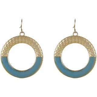 Round Ring Baali Earrings for Girls Daily Use Brass Material Earrings for Women's Fashion Jewellery for Party