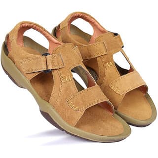 Shoeson Mens Beige Slip on Sandal