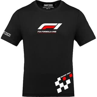 FastB Men Printed, Typography Round Neck Black T-Shirt