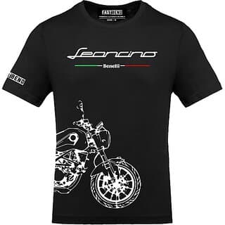 FastB Men Printed, Typography Round Neck Black T-Shirt