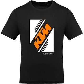 Fastbend Mens Black Printed Cotton Blend Round Neck T-Shirt