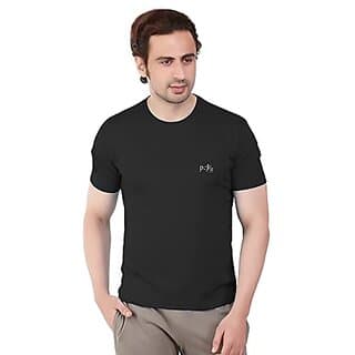 U-Light Men Regular Fit Round Neck Half Sleeves T-Shirt