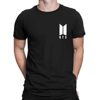 HIT SQUARE Black Pure Cotton Round Neck Printed For Men