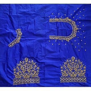 OMSAIFAB Cotton Silk Self Design Blouse Material