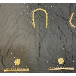 RR FABRIC Cotton Silk Self Design Blouse Material