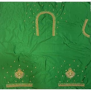 RR FABRIC Cotton Silk Self Design Blouse Material