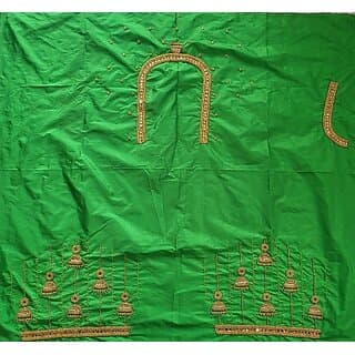 OMSAIFAB Cotton Silk Embroidered Blouse Material