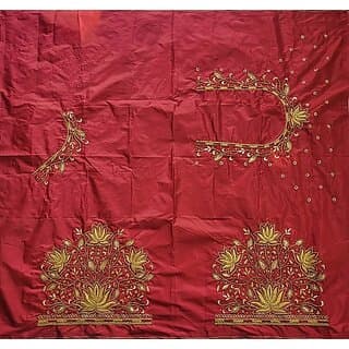 OMSAIFAB Cotton Silk Self Design Blouse Material