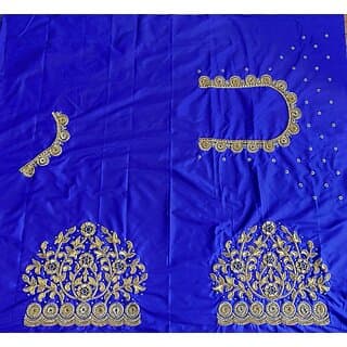 OMSAIFAB Cotton Silk Self Design Blouse Material