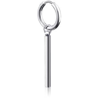 Hip Hop Silver Earring