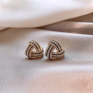 Triangular Earring Set