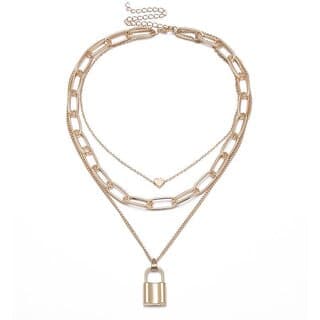 Lock Design 3 layered Neckpiece