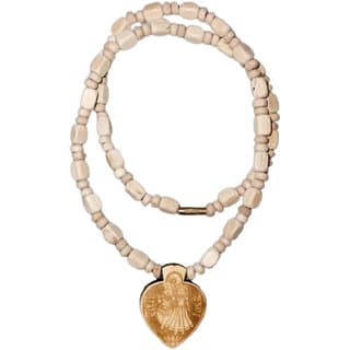 Bageshwar Dham Radha Krishan Ji Wood Locket 100% Original Beads Wood Chain Beads Wood Necklace