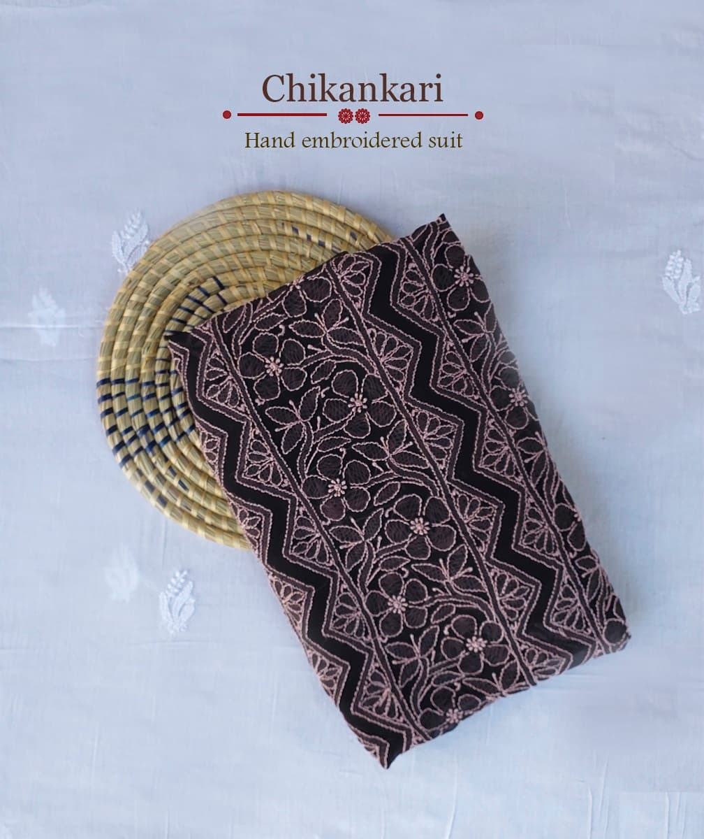 Georgette Fine Chikankari  Kurta