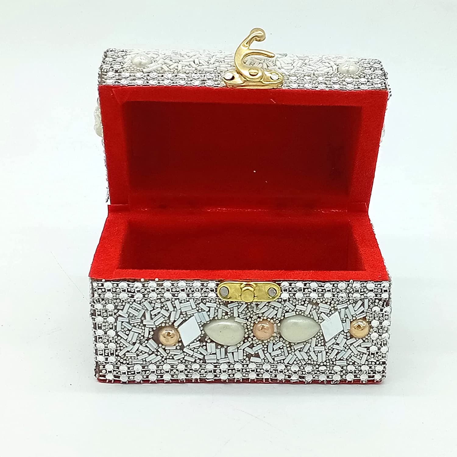 Handcrafted Bridal Jewellery Box | 15x10x15 cm