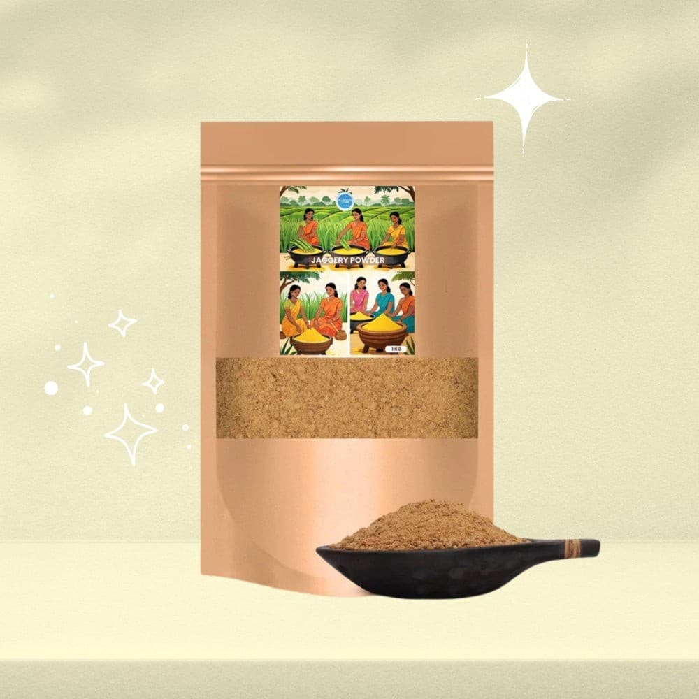 Morning Wale Jaggery Powder (1kg) | Shakkar / Gur Powder | Organic Cane Sugar Substitute