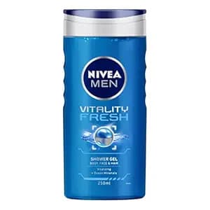 Nivea Men Vitality Fresh Shower Gel With Ocean Minerals For Body, Face & Hair, 250 ml