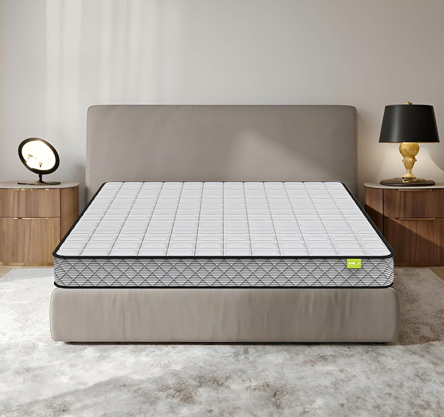 Wakeup India Spring Mattress | 5 Year Warranty | Dreamsway Pocket Spring Mattress |8 inch Mattress, Queen Bed | Breathable Fabric, Bouncy Hotel Feel Mattress ( Queen Size- 78x60x8 inch )
