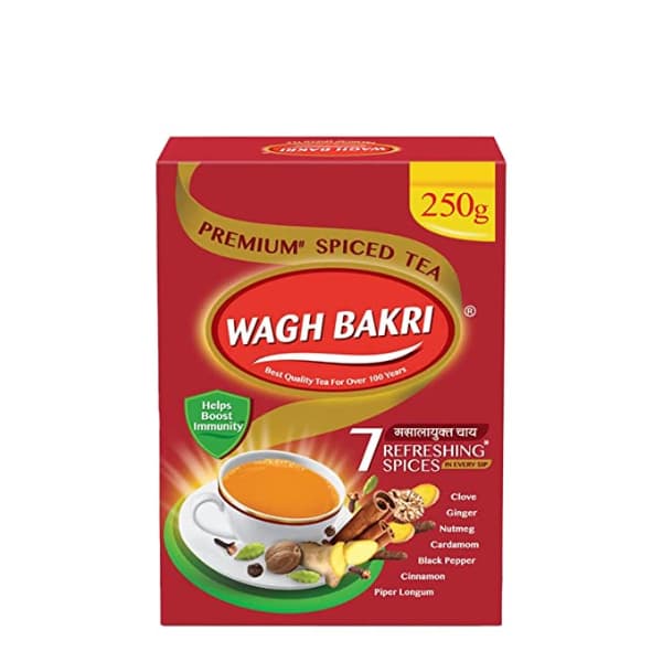 Wagh Bakri Premium Spiced Tea Powder 250 Gms