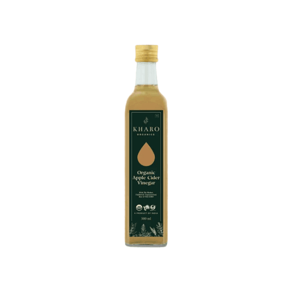 Kharo Organics Apple Cider Vinegar 500 Ml Pack Of 3