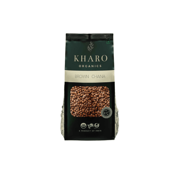 Kharo Organics Brown Chana 500 Gms Pack Of 3