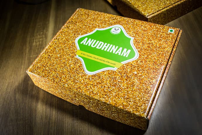 Anudhinam Rice Gift Box (Includes 30 Rice Varieties Each 100 Gms)