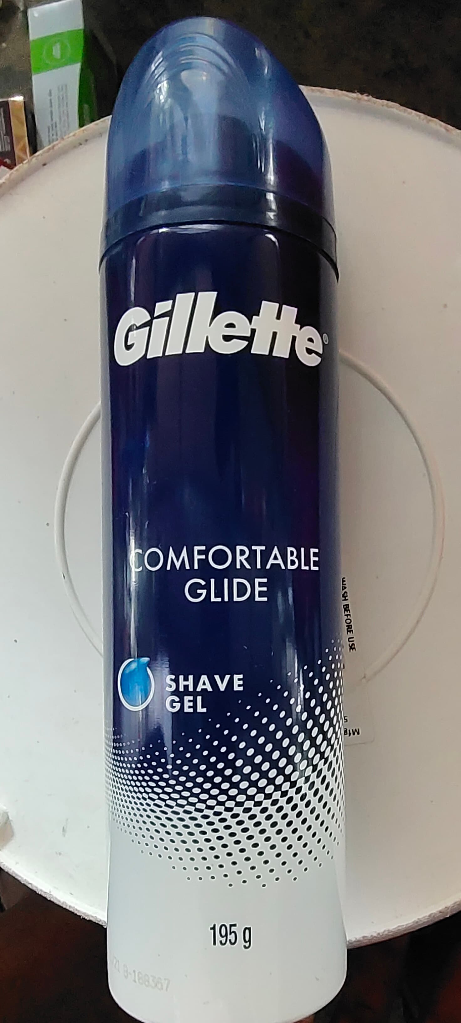 Gillette comfortable glide shave gel