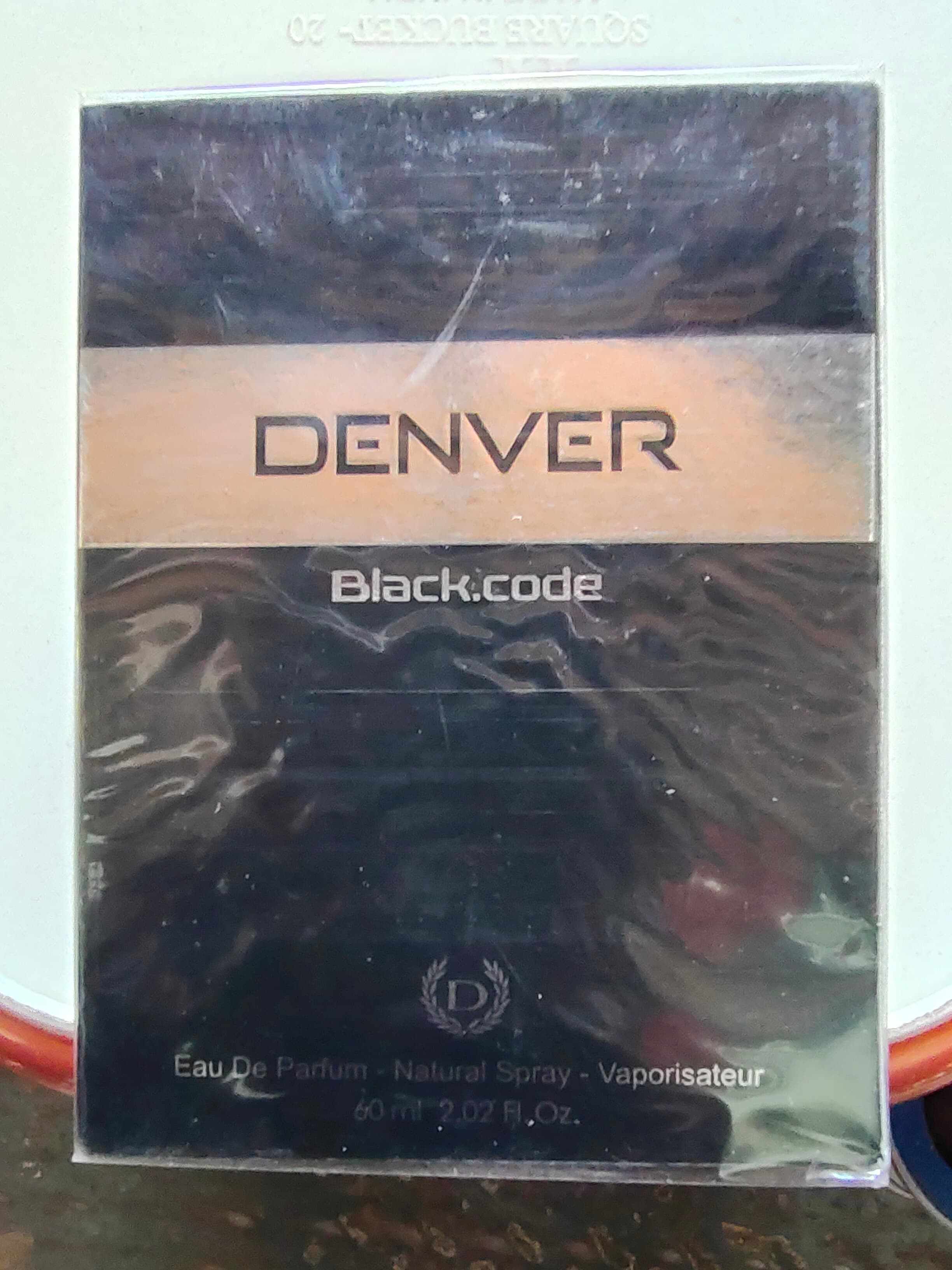 Denver black code eau de parfum natural spray