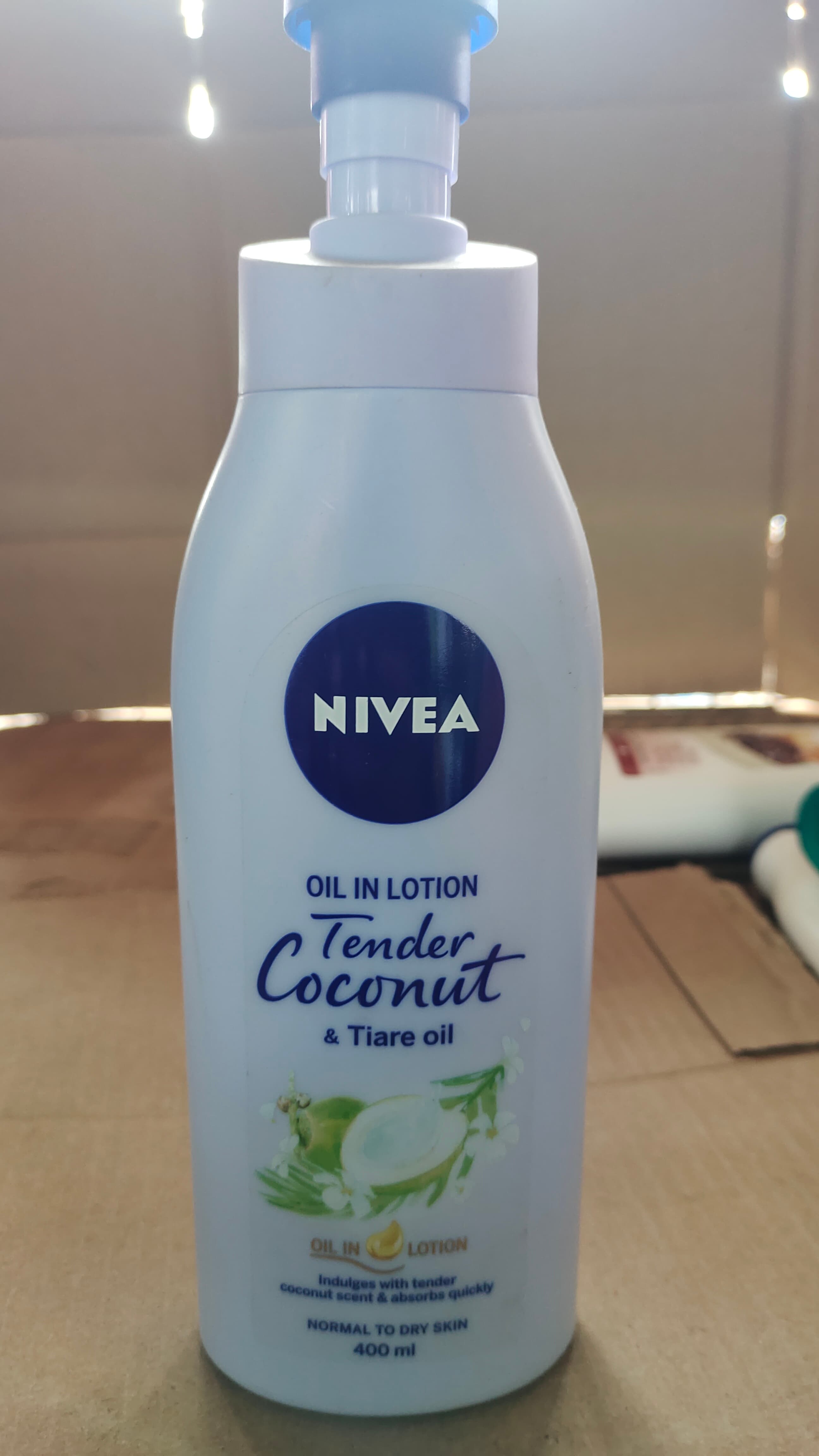 Nivea tender coconut & tiare oil in lotion