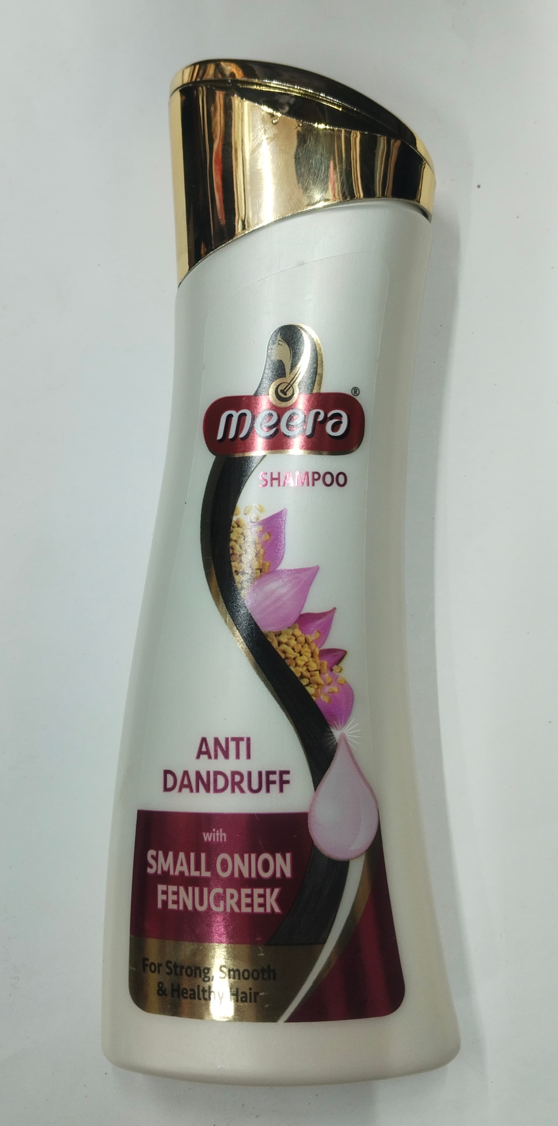 Meera Shampoo Anti Dandruff With Small onion Fenugreek For strong, smooth & healthy hair