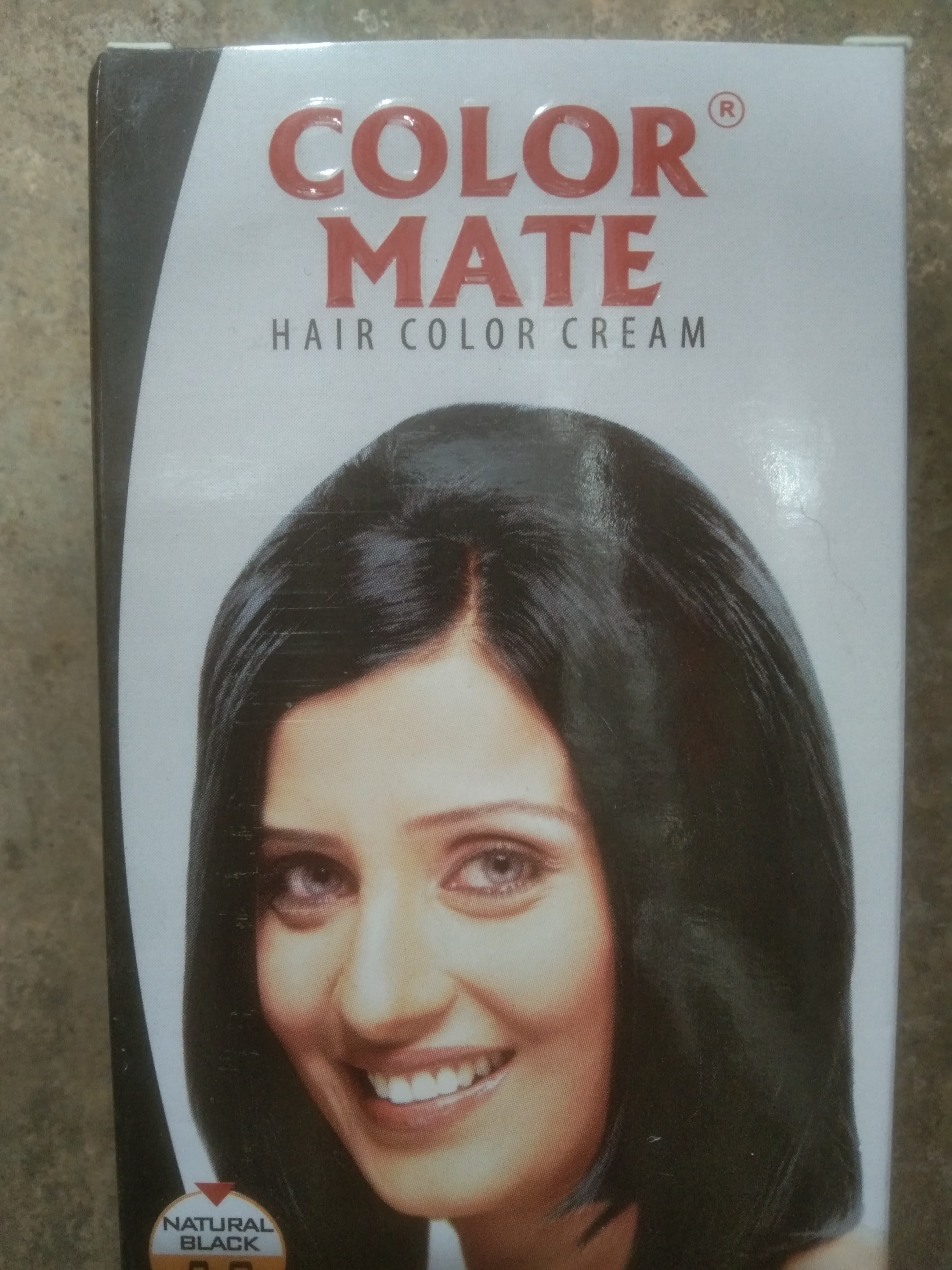 Color mate hair color cream 2.0 natural black