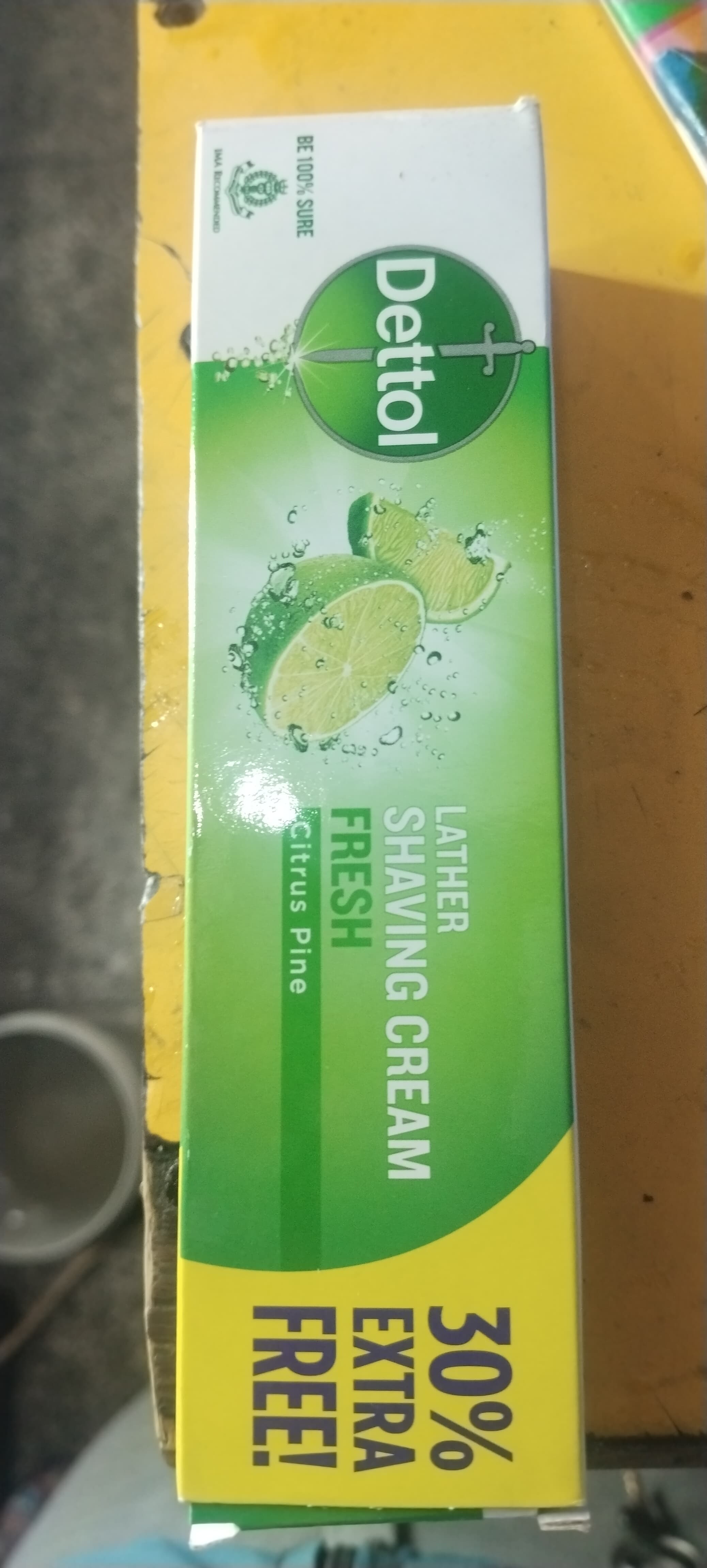 Dettol lather shaving cream