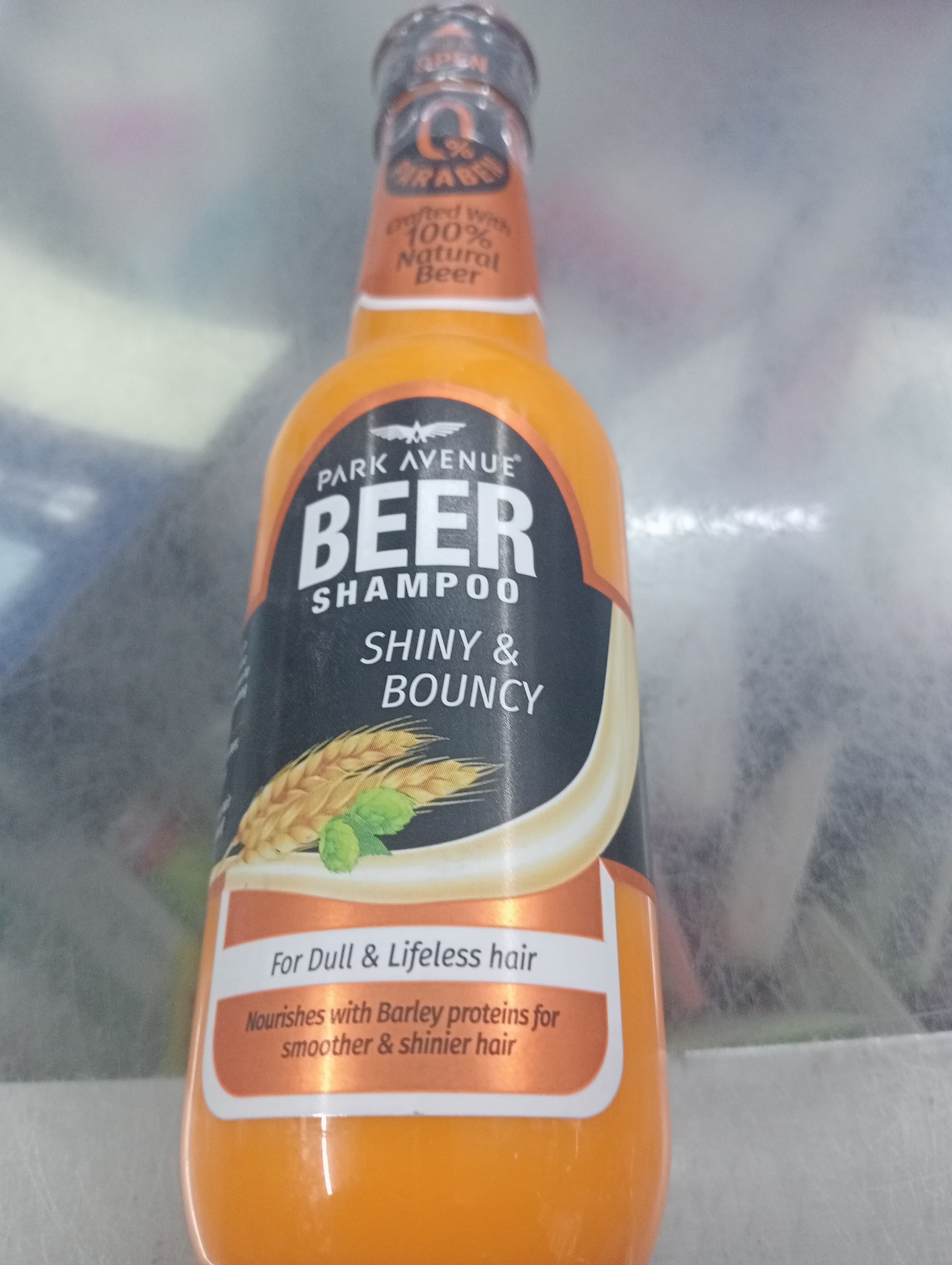 Beer shiny shampoo