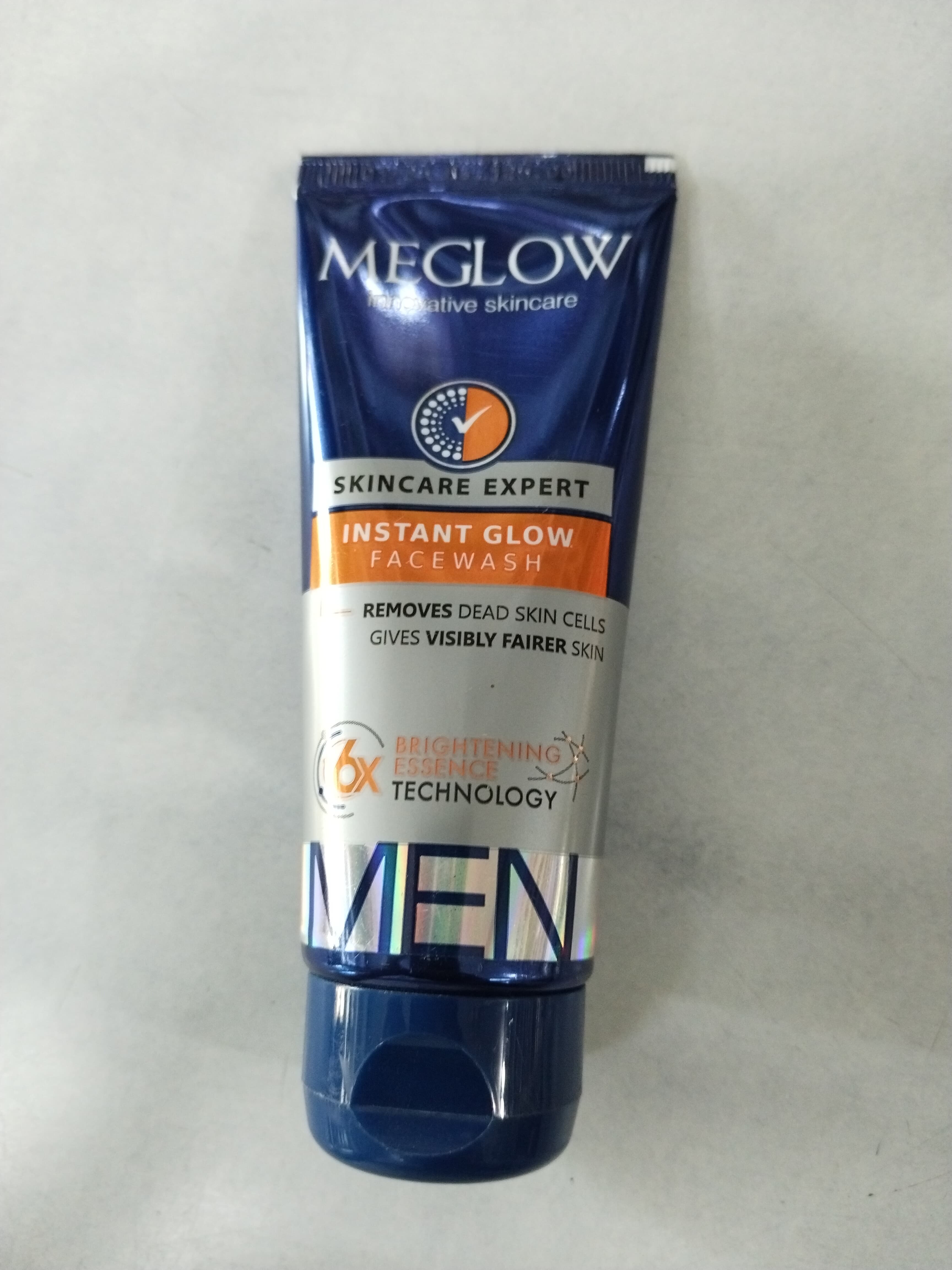 Meglow men instant glow face wash