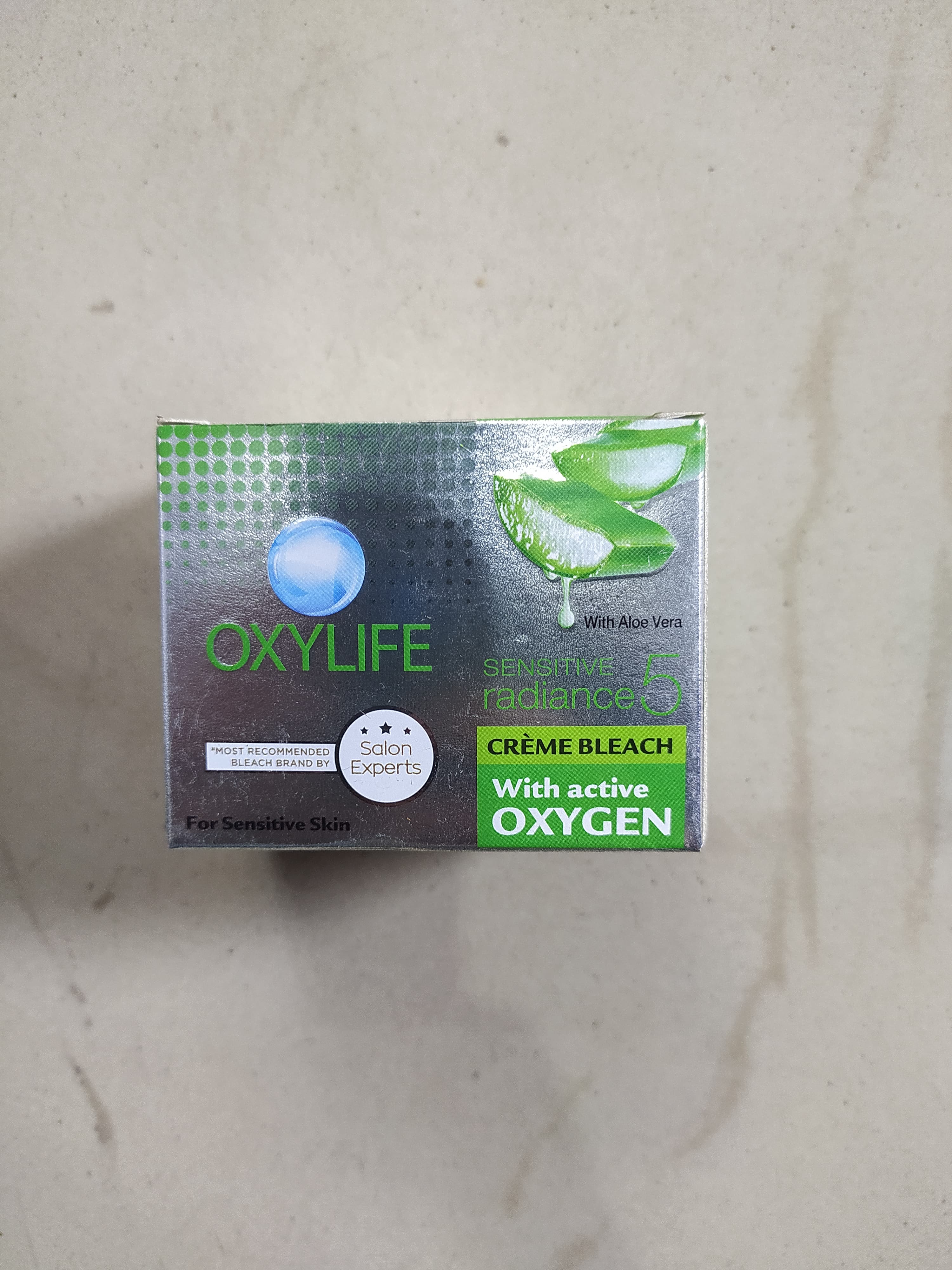 oxylife sensitive creme bleach