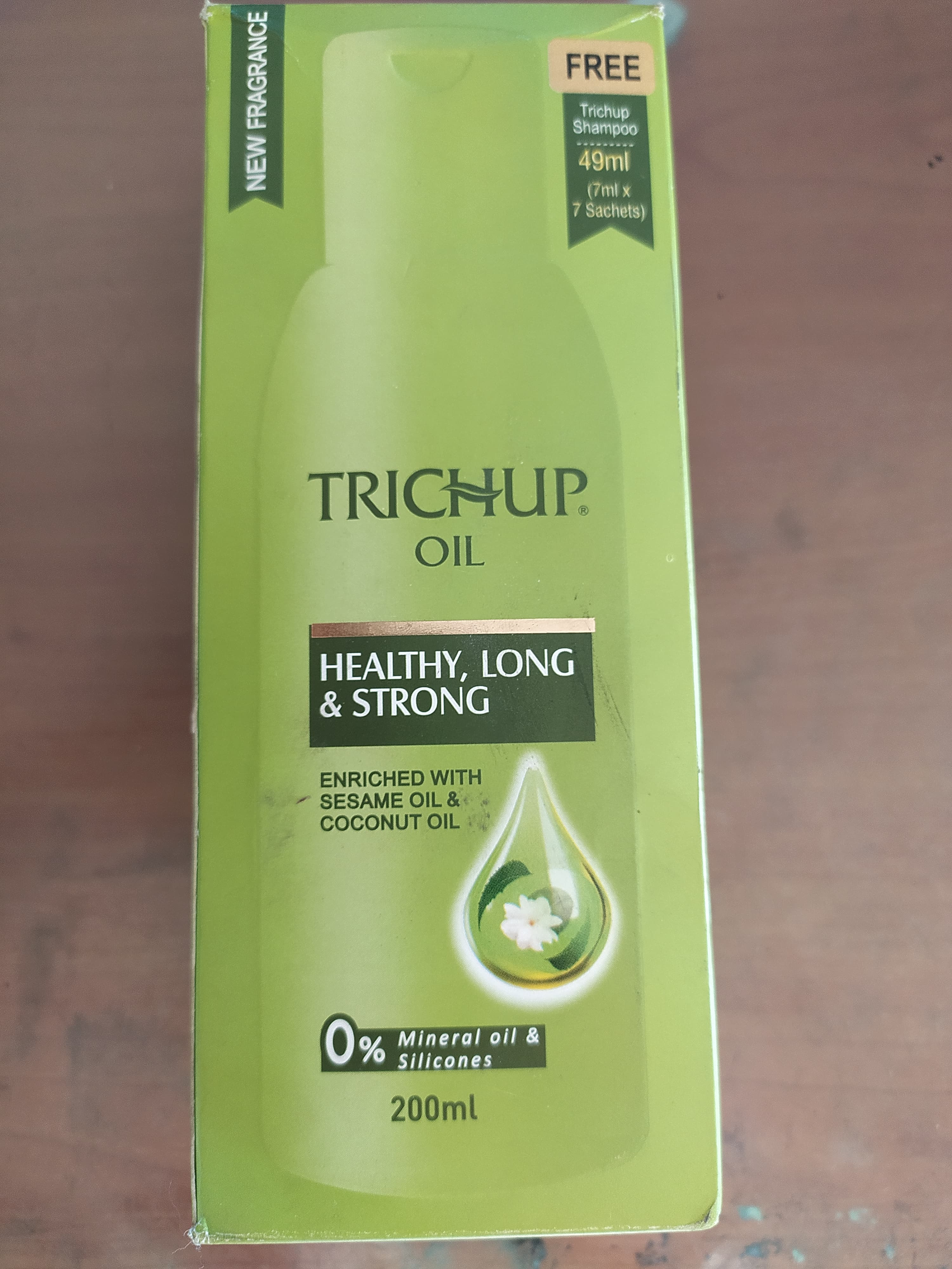 Trichup Oil Healthy, long & strong Enriched with Sesame oil & Coconut oil Mineral oil & Silicones