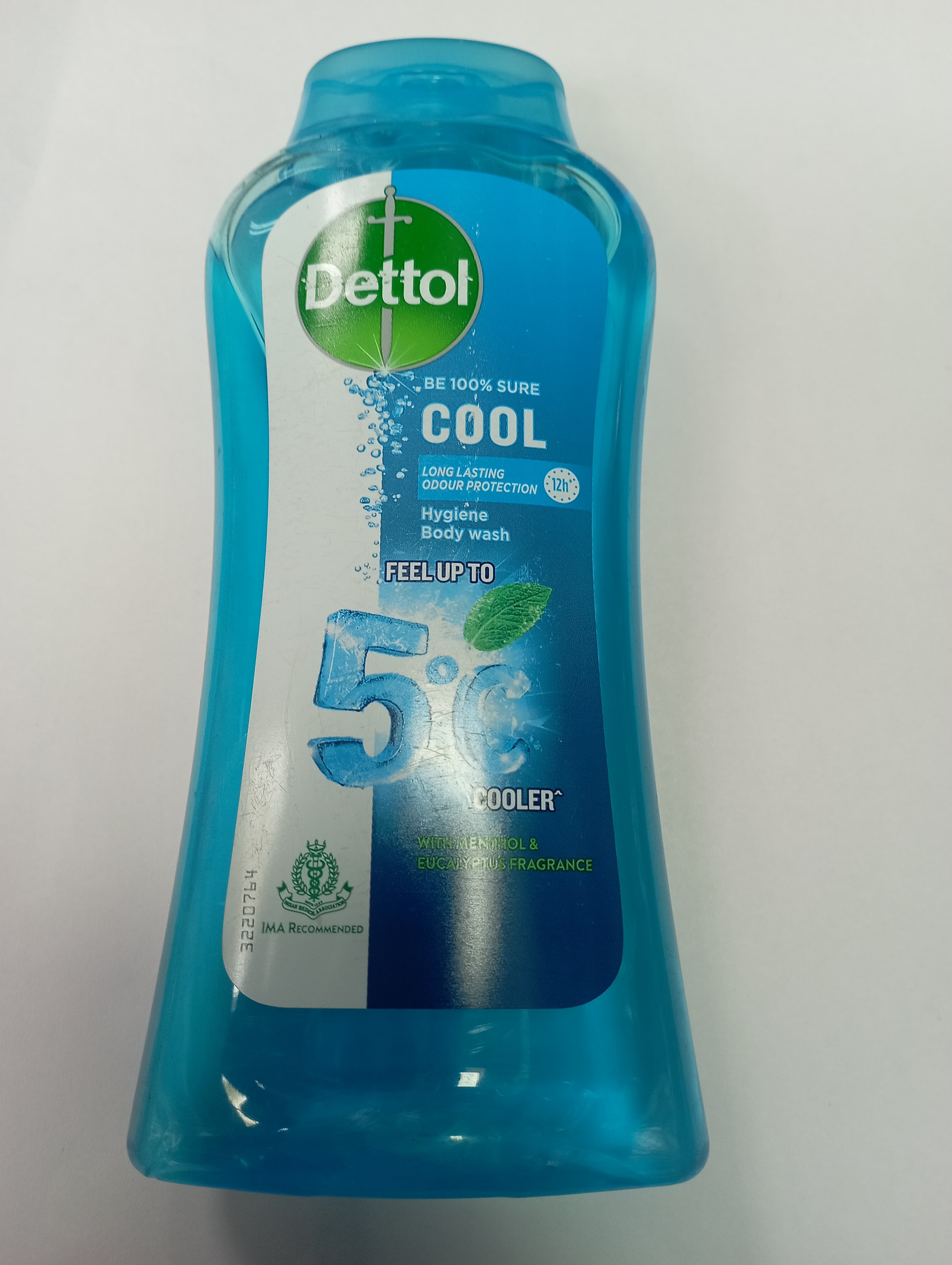 Dettol Be 100% sure Cool Long lasting Odour protection Hygiene Body wash 5°c Cooler